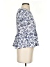 Bobeau 100% Polyester Blue Short Sleeve Blouse Size S - photo 4