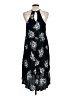 ABound 100% Rayon Print Black Casual Dress Size L - photo 2