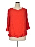 Gap 100% Viscose Red 3/4 Sleeve Blouse Size XL - photo 1