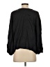 Zara 100% Cupro Black 3/4 Sleeve Blouse Size S - photo 2