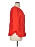 Gap 100% Viscose Red 3/4 Sleeve Blouse Size XL - photo 4