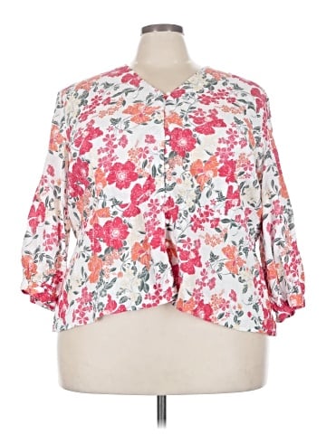 Liz Claiborne 3/4 Sleeve Blouse (view 1)