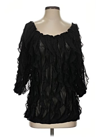 Lauren Michelle 3/4 Sleeve Blouse (view 1)