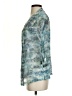 Impulse California 100% Polyester Teal 3/4 Sleeve Blouse Size S - photo 5