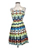 Sugar Lips 100% Polyester Graphic Blue Cocktail Dress Size S - photo 1