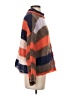 Free People Color Block Orange Wool Pullover Sweater Size XS - photo 4