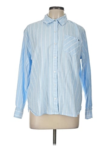 Crown & Ivy Long Sleeve Button-Down Shirt (view 1)