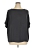 Nic + Zoe 100% Polyester Gray Short Sleeve Blouse Size 0X - photo 1