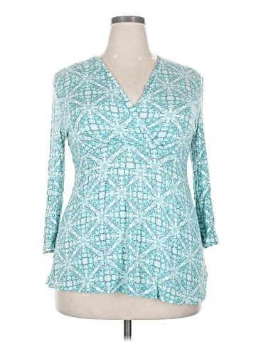 Croft & Barrow 3/4 Sleeve Blouse (view 1)