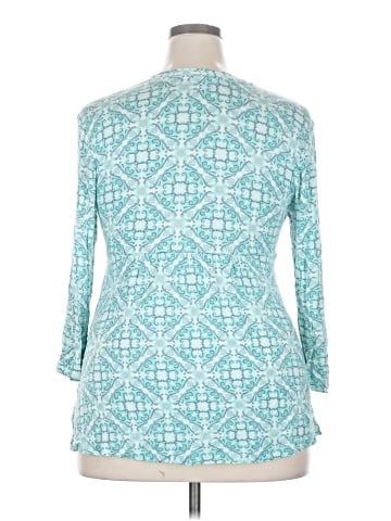 Croft & Barrow 3/4 Sleeve Blouse (view 2)