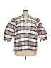 Crown & Ivy 100% Polyester Ivory 3/4 Sleeve Blouse Size 2X - photo 1