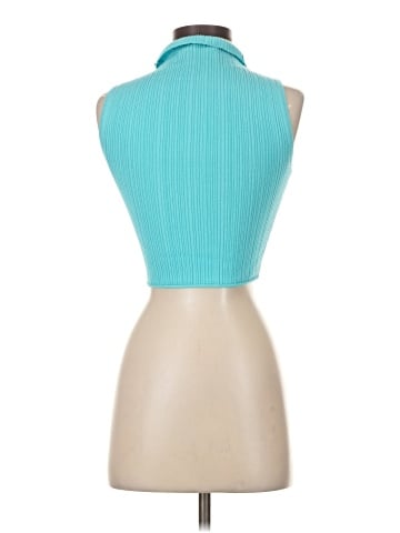 Zara Sleeveless Button-Down Shirt (view 2)