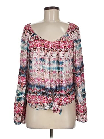 Karen Kane Long Sleeve Blouse (view 1)