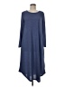 Emery Rose Solid Blue Casual Dress Size M - photo 1