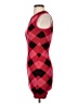 Zara Argyle Red Cocktail Dress Size XS - photo 5