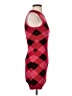 Zara Argyle Red Cocktail Dress Size XS - photo 4