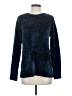 Orvis 100% Polyester Metallic Blue Pullover Sweater Size S - photo 1