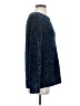 Orvis 100% Polyester Metallic Blue Pullover Sweater Size S - photo 4