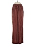 Whistles Stripes Burgundy Casual Pants Size 4 - photo 1