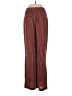 Whistles Stripes Burgundy Casual Pants Size 4 - photo 2