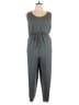 24/7 Maurices Solid Gray Jumpsuit Size 2X - photo 1