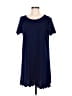 Vanilla Bay Solid Blue Casual Dress Size M - photo 1