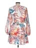Flying Tomato 100% Polyester Print White Cocktail Dress Size M - photo 2