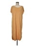 Double Zero Solid Orange Casual Dress Size M - photo 1