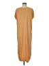 Double Zero Solid Orange Casual Dress Size M - photo 2