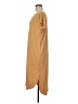Double Zero Solid Orange Casual Dress Size M - photo 5