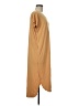 Double Zero Solid Orange Casual Dress Size M - photo 4