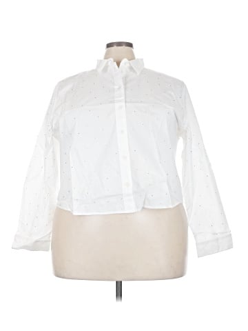 J.Crew Factory Store Long Sleeve Blouse (view 1)