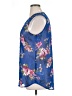 Kut from the Kloth 100% Polyester Blue Sleeveless Blouse Size XL - photo 5