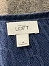 Ann Taylor LOFT 100% Cotton Blue Pullover Sweater Size M - photo 4