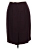 Chaus 100% Wool Solid Burgundy Wool Skirt Size 10 - photo 2