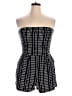 Justify Checkered-gingham Black Romper Size XL - photo 1