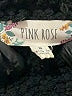 Pink Rose Black Poncho Size M - photo 7