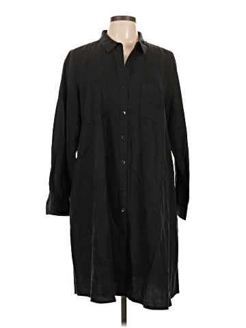 Eileen Fisher 3/4 Sleeve Button-Down Shirt (view 1)