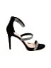 INC International Concepts Solid Black Sandals Size 7 1/2 - photo 1