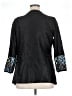Pleats Collection 100% Polyester Print Black Blazer Size XL - photo 2
