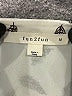 Fun2Fun 100% Polyester Ivory Short Sleeve Blouse Size M - photo 7