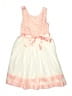 Jona Michelle 100% Polyester Ivory Dress Size 8 - photo 2
