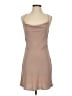 Timing 100% Polyester Solid Tan Cocktail Dress Size S - photo 1
