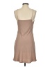 Timing 100% Polyester Solid Tan Cocktail Dress Size S - photo 2