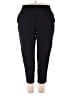 Athleta Solid Black Casual Pants Size 18 - photo 1