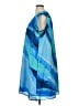 Chico's Graphic Blue Cocktail Dress Size XL - photo 5