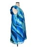 Chico's Graphic Blue Cocktail Dress Size XL - photo 4