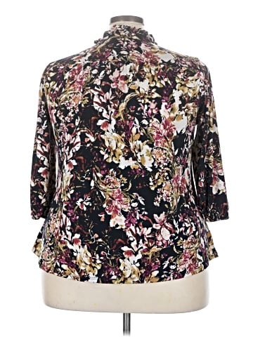 Roz & Ali 3/4 Sleeve Blouse (view 2)