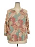 Cato Tan 3/4 Sleeve T-Shirt Size 18 - photo 1