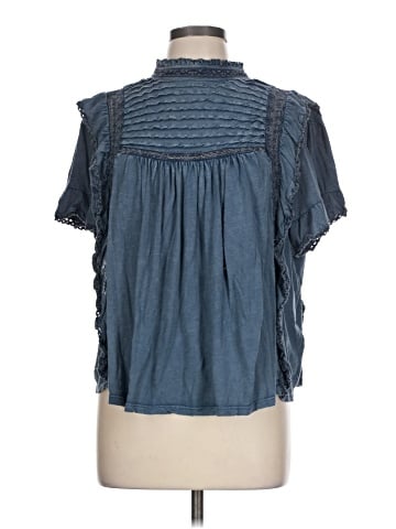 Free People Short Sleeve Blouse (view 1)